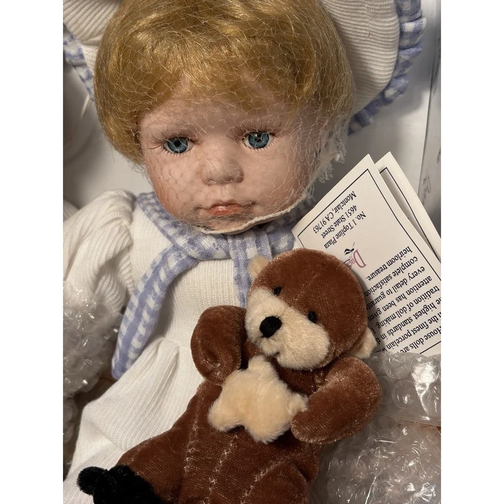 Duck House Heirloom Dolls 961/5000  Numbered  Boy & Girl Set Becca & Blake NIB